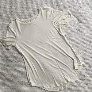 Old Navy Luxe Classic White Tee